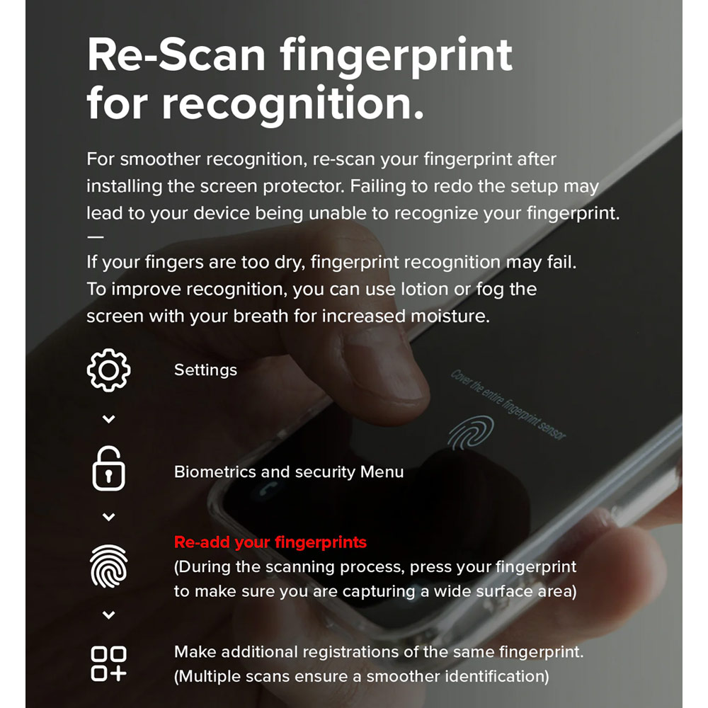 Picture of Samsung Galaxy S25 Screen Protector | Ringke Easy Slide Tempered Glass Screen Protector for Samsung Galaxy S25 (Privacy Anti Peep) 2pcs