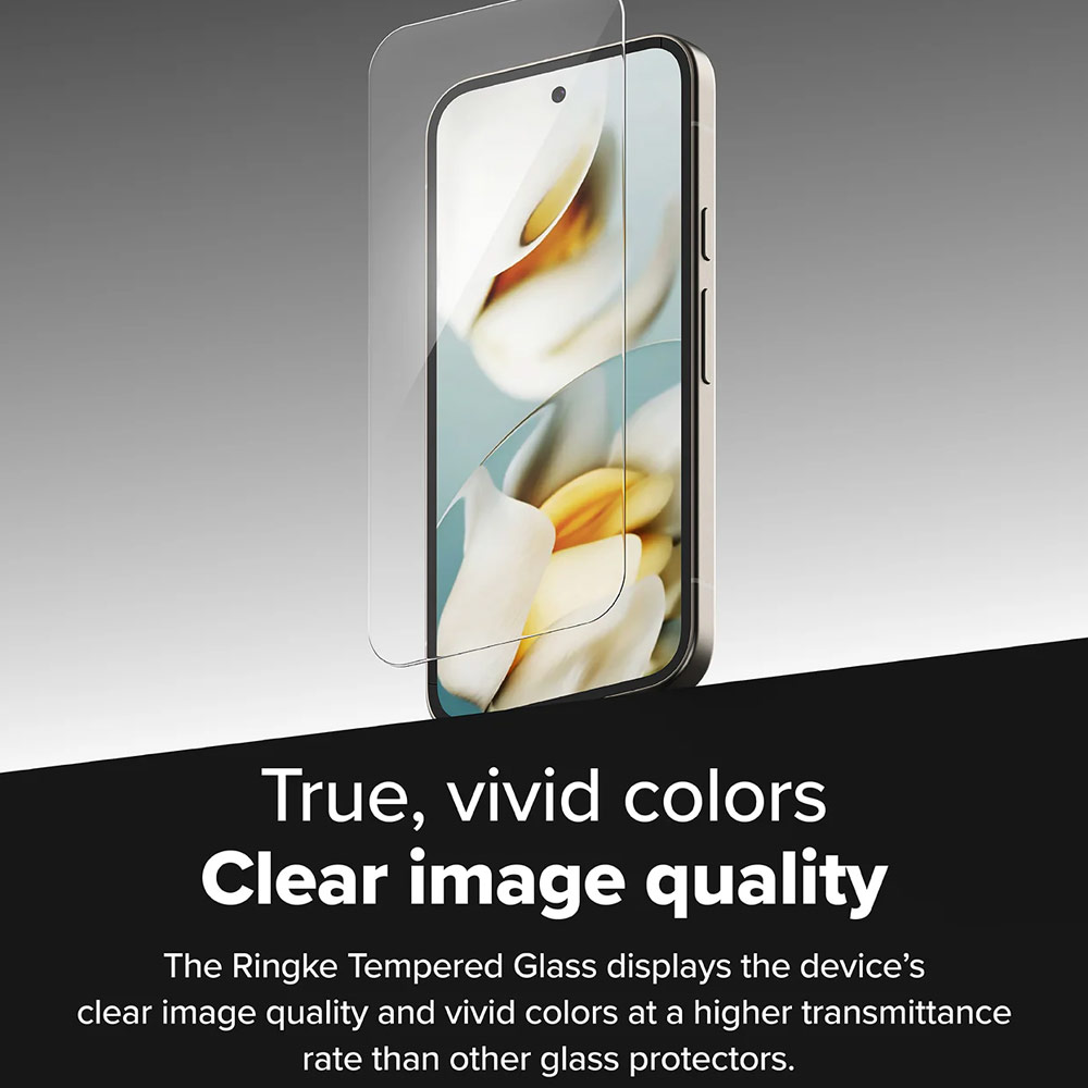 Picture of Google Pixel 9a Screen Protector | Ringke Easy Slide Tempered Glass Screen Protector for Google Pixel 9a (Clear) 2pcs