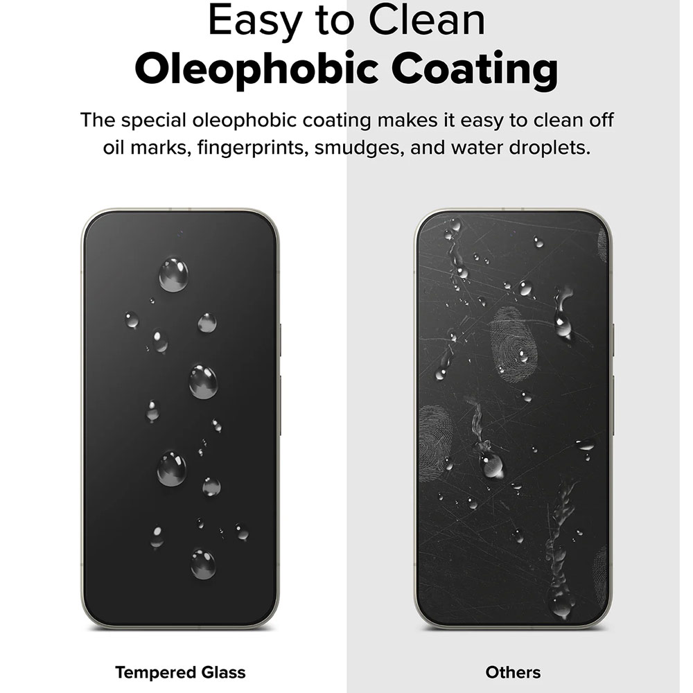 Picture of Google Pixel 9a Screen Protector | Ringke Easy Slide Tempered Glass Screen Protector for Google Pixel 9a (Clear) 2pcs