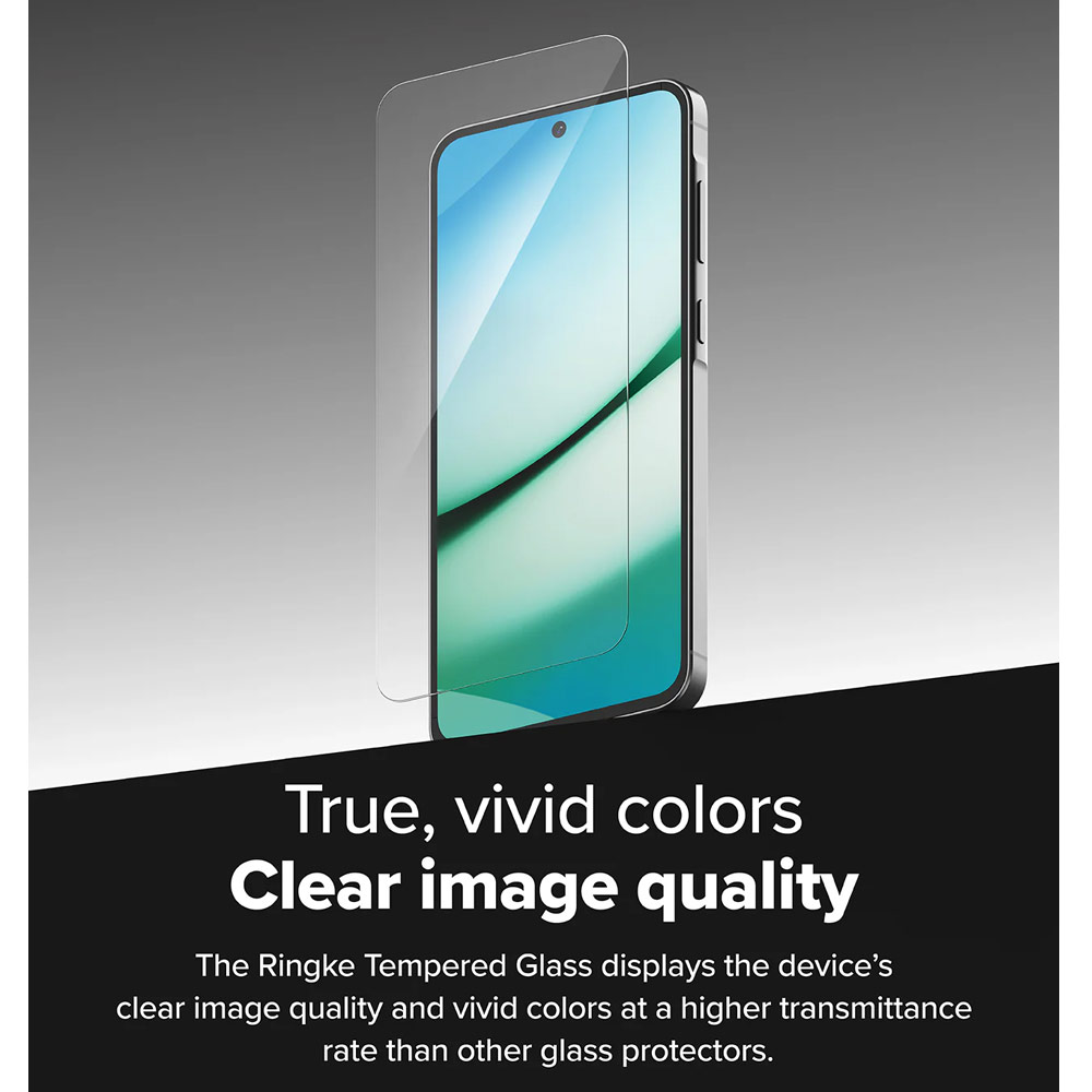 Picture of Samsung Galaxy A56 Screen Protector | Ringke Easy Slide Tempered Glass Screen Protector for Samsung Galaxy A56 (Clear) 2pcs