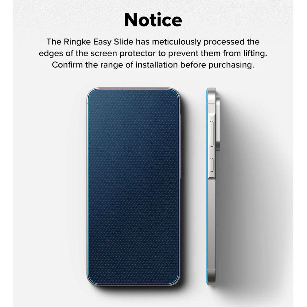 Picture of Samsung Galaxy A56 Screen Protector | Ringke Easy Slide Tempered Glass Screen Protector for Samsung Galaxy A56 (Clear) 2pcs