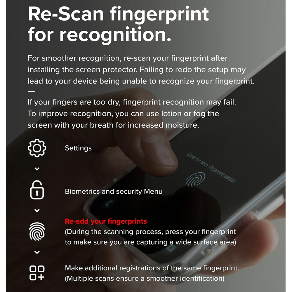 Picture of Samsung Galaxy A56 Screen Protector | Ringke Easy Slide Tempered Glass Screen Protector for Samsung Galaxy A56 (Clear) 2pcs