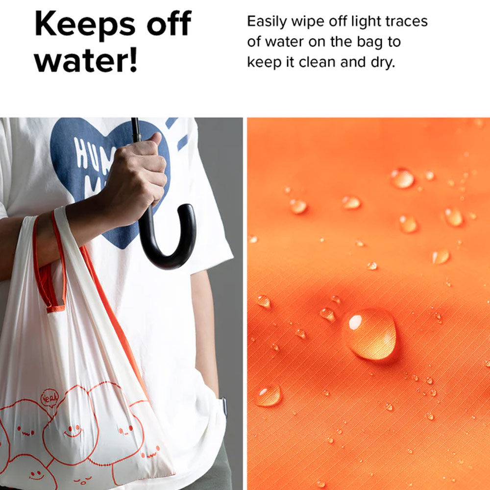 Picture of Ringke Day-Me Nylon Lightweight Easy Folding Hand Carry Bag (Emoticon)