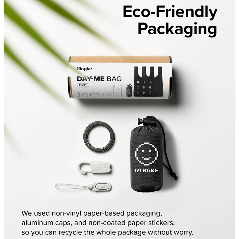 Picture of Ringke Day-Me Nylon Lightweight Easy Folding Hand Carry Bag (Pixel)