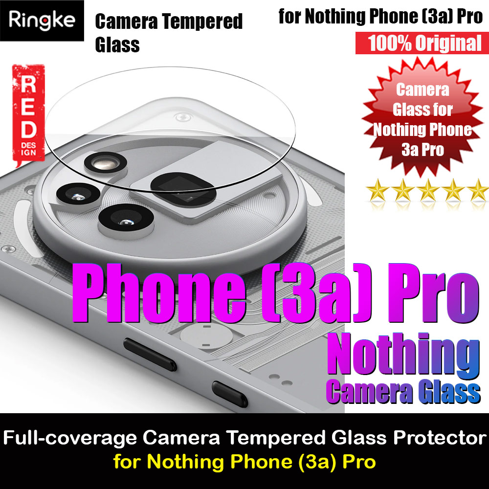 Picture of Ringke Camera Tempered Glass Protector for Nothing Phone (3a) Pro (2pcs) Nothing Phone 3a Pro- Nothing Phone 3a Pro Cases, Nothing Phone 3a Pro Covers, iPad Cases and a wide selection of Nothing Phone 3a Pro Accessories in Malaysia, Sabah, Sarawak and Singapore 