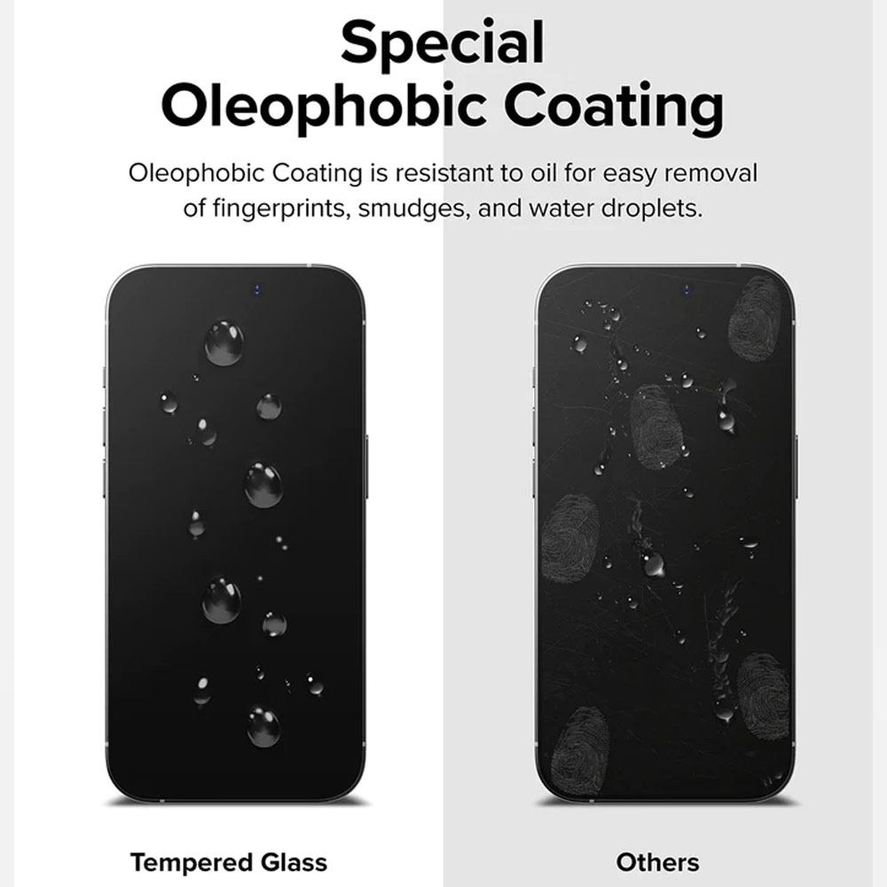 Picture of Apple iPhone 14 Pro 6.1 Screen Protector | Ringke Premium Tempered Glass Screen Protector with Easy Installation Jig Kit for Apple iPhone 14 Pro 6.1 (HD Clear)