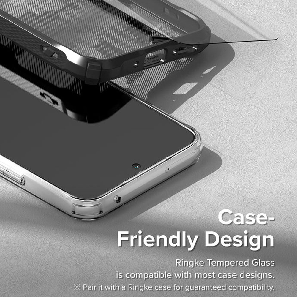 Picture of Samsung Galaxy A54 5G | Ringke Full Adhesive Full Cover Tempered Glass with Easy Installation Helper Tool for Samsung Galaxy A54 5G (Clear 2pcs)