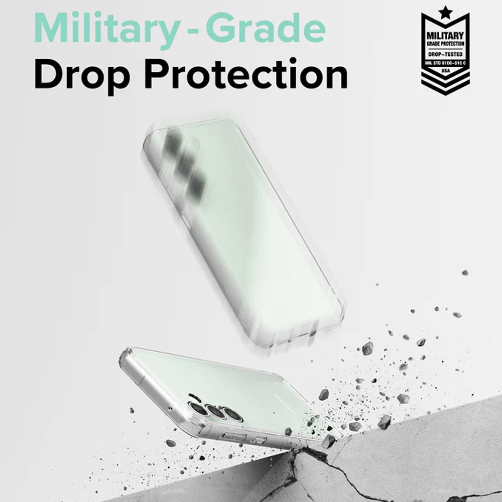 Picture of Samsung Galaxy S23 FE Case | Ringke Fusion Drop Protection Case for Galaxy S23 FE (Clear)