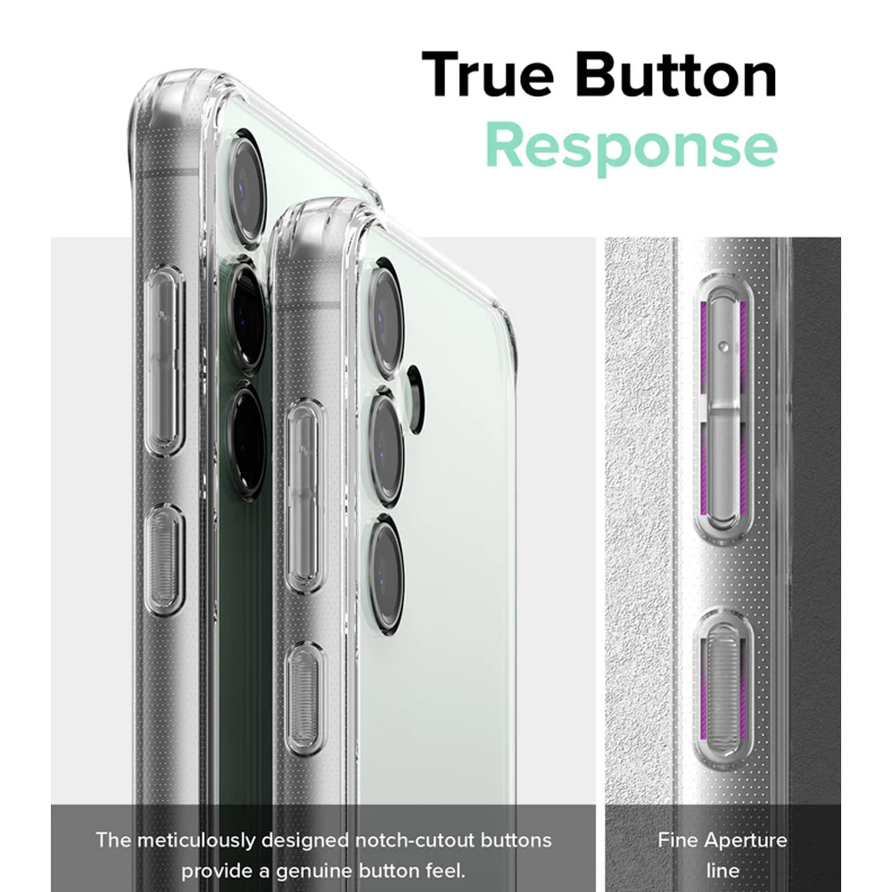 Picture of Samsung Galaxy S23 FE Case | Ringke Fusion Drop Protection Case for Galaxy S23 FE (Clear)