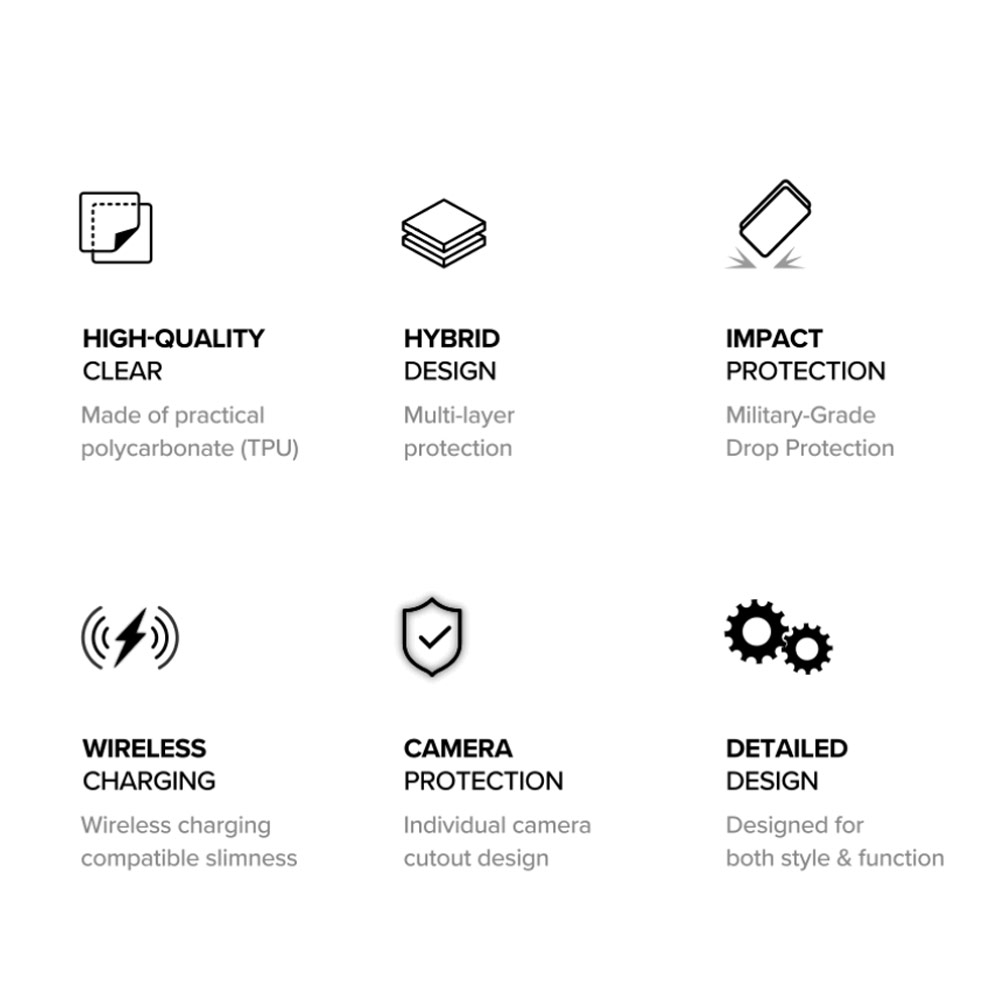 Picture of Samsung Galaxy S23 FE Case | Ringke Fusion Drop Protection Case for Galaxy S23 FE (Clear)