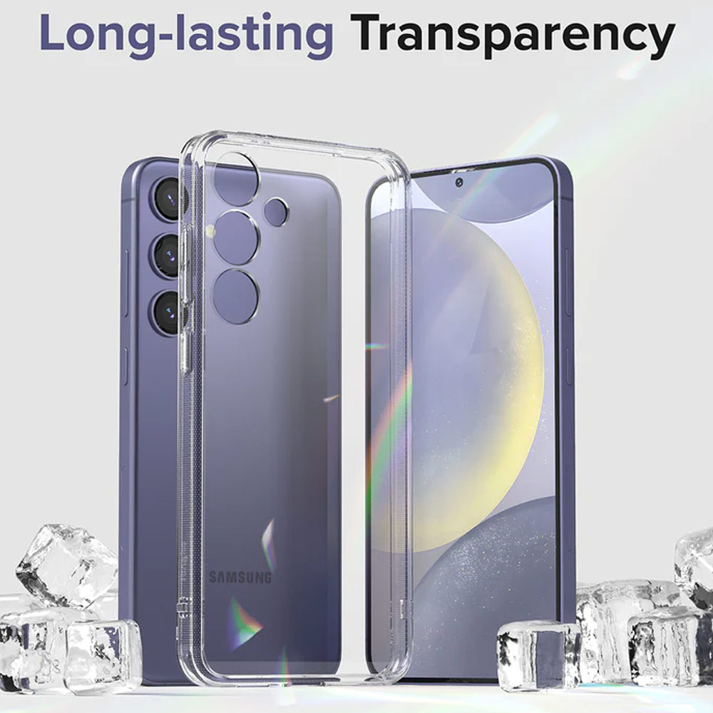 Picture of Samsung Galaxy S24 Case | Ringke Fusion Drop Protection Case for Samsung Galaxy S24 (Clear)