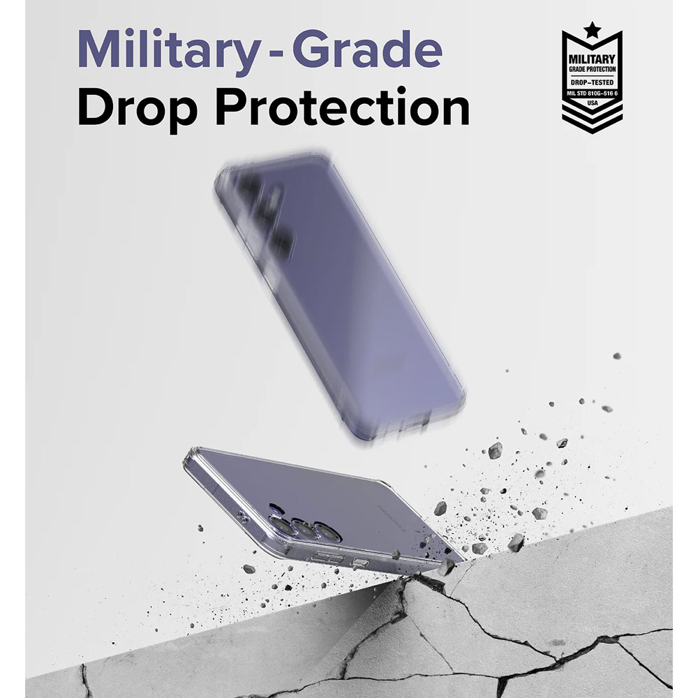 Picture of Samsung Galaxy S24 Case | Ringke Fusion Drop Protection Case for Samsung Galaxy S24 (Clear)