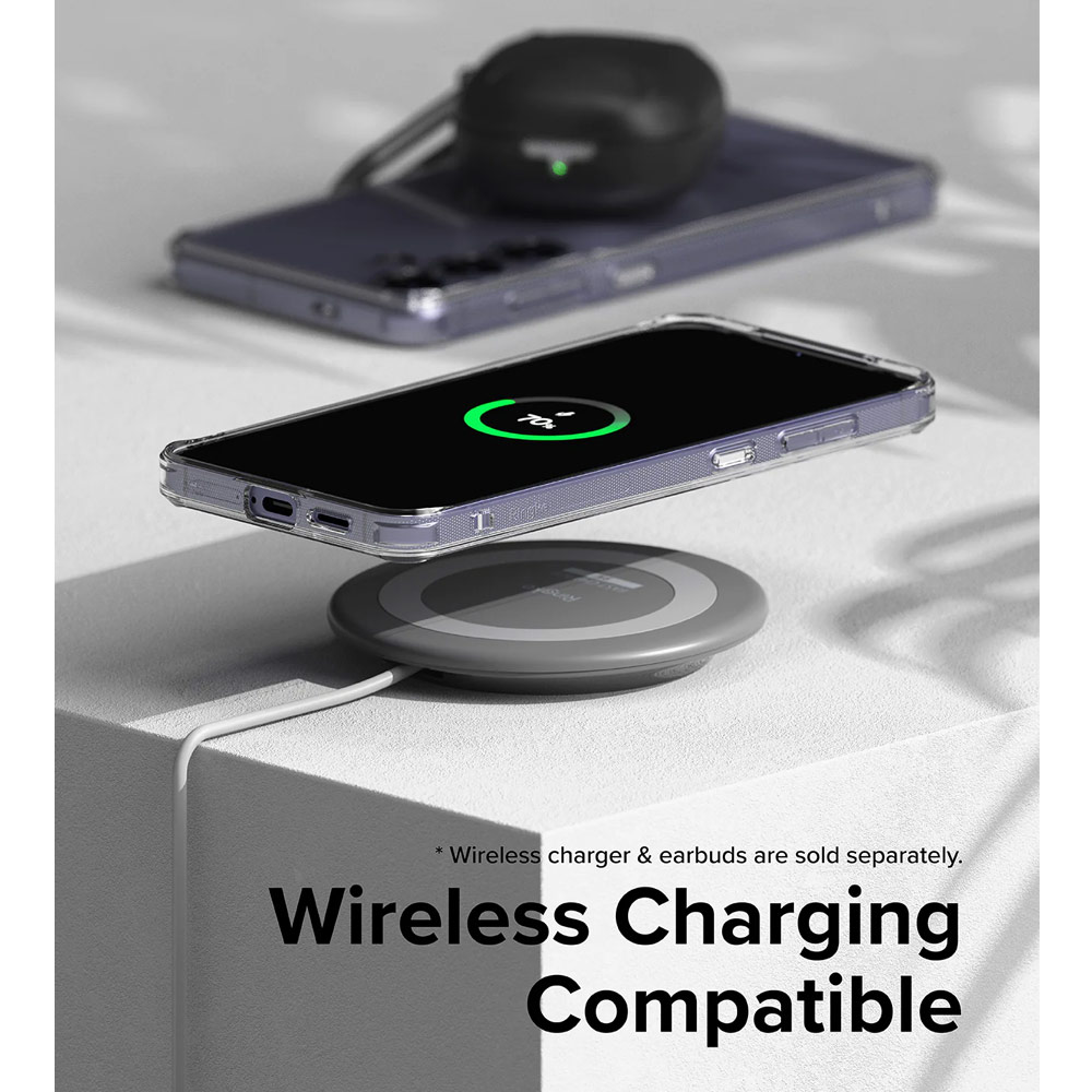 Picture of Samsung Galaxy S24 Case | Ringke Fusion Drop Protection Case for Samsung Galaxy S24 (Clear)