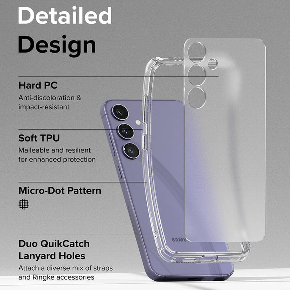 Picture of Samsung Galaxy S24 Case | Ringke Fusion Drop Protection Case for Samsung Galaxy S24 (Matte)