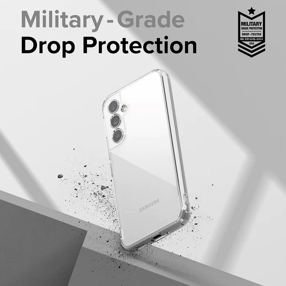 Picture of Samsung Galaxy A54 5G Case | Ringke Fusion Transparent Protection Case for Samsung Galaxy A54 5G (Matte Smoke Black)