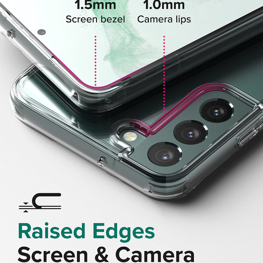 Picture of Samsung Galaxy S22 Plus 6.6 Case | Ringke Fusion Protection Case for Samsung Galaxy S22 Plus 6.6 (Clear)