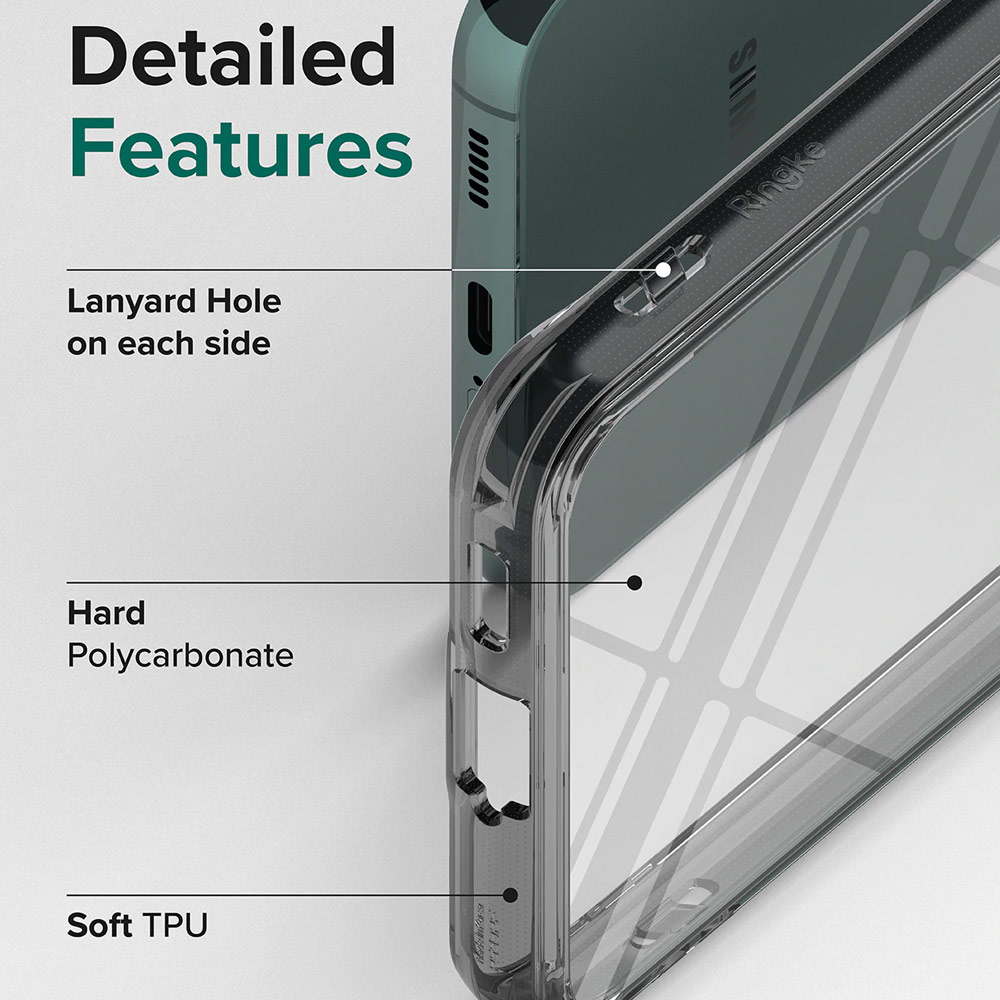 Picture of Samsung Galaxy S22 Plus 6.6 Case | Ringke Fusion Protection Case for Samsung Galaxy S22 Plus 6.6 (Clear)