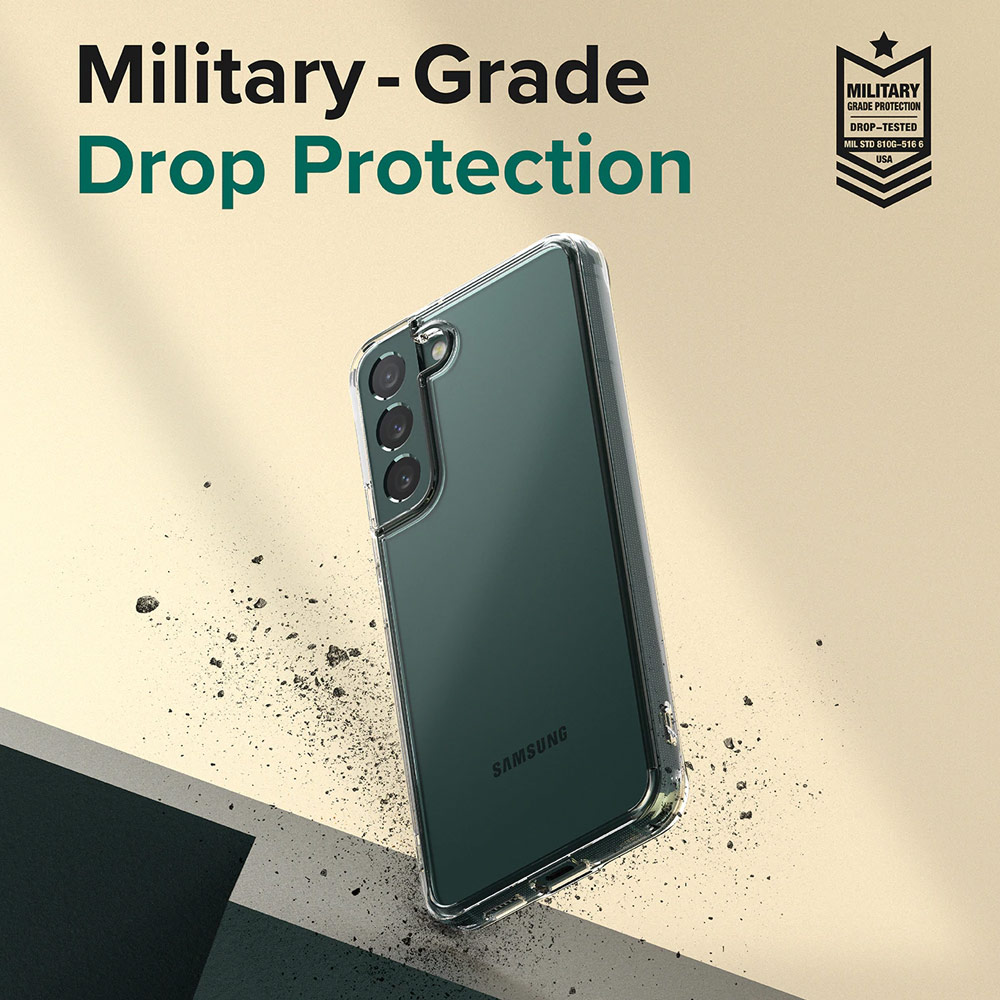 Picture of Samsung Galaxy S22 Plus 6.6 Case | Ringke Fusion Protection Case for Samsung Galaxy S22 Plus 6.6 (Clear)