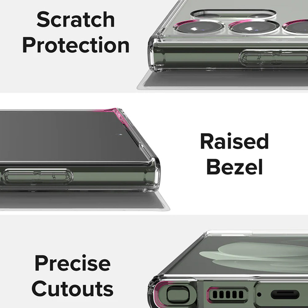 Picture of Samsung Galaxy S23 Ultra Case | Ringke Fusion Transparent Protection Case for Samsung Galaxy S23 Ultra (Matte Clear)
