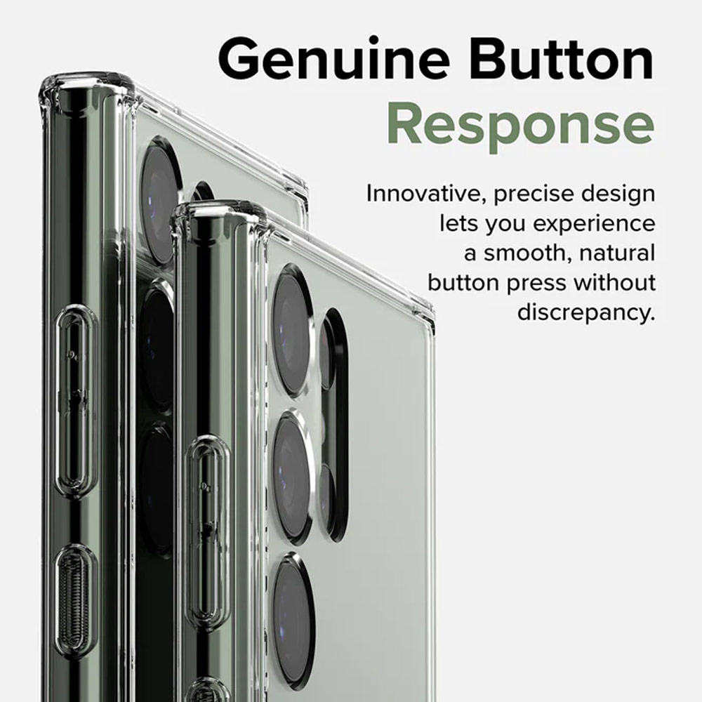 Picture of Samsung Galaxy S23 Ultra Case | Ringke Fusion Transparent Protection Case for Samsung Galaxy S23 Ultra (Matte Clear)