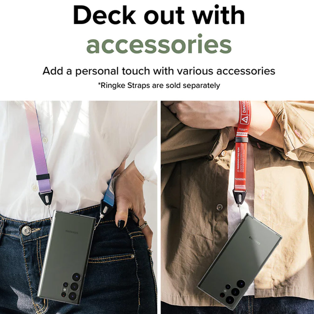 Picture of Samsung Galaxy S23 Ultra Case | Ringke Fusion Transparent Protection Case for Samsung Galaxy S23 Ultra (Matte Clear)