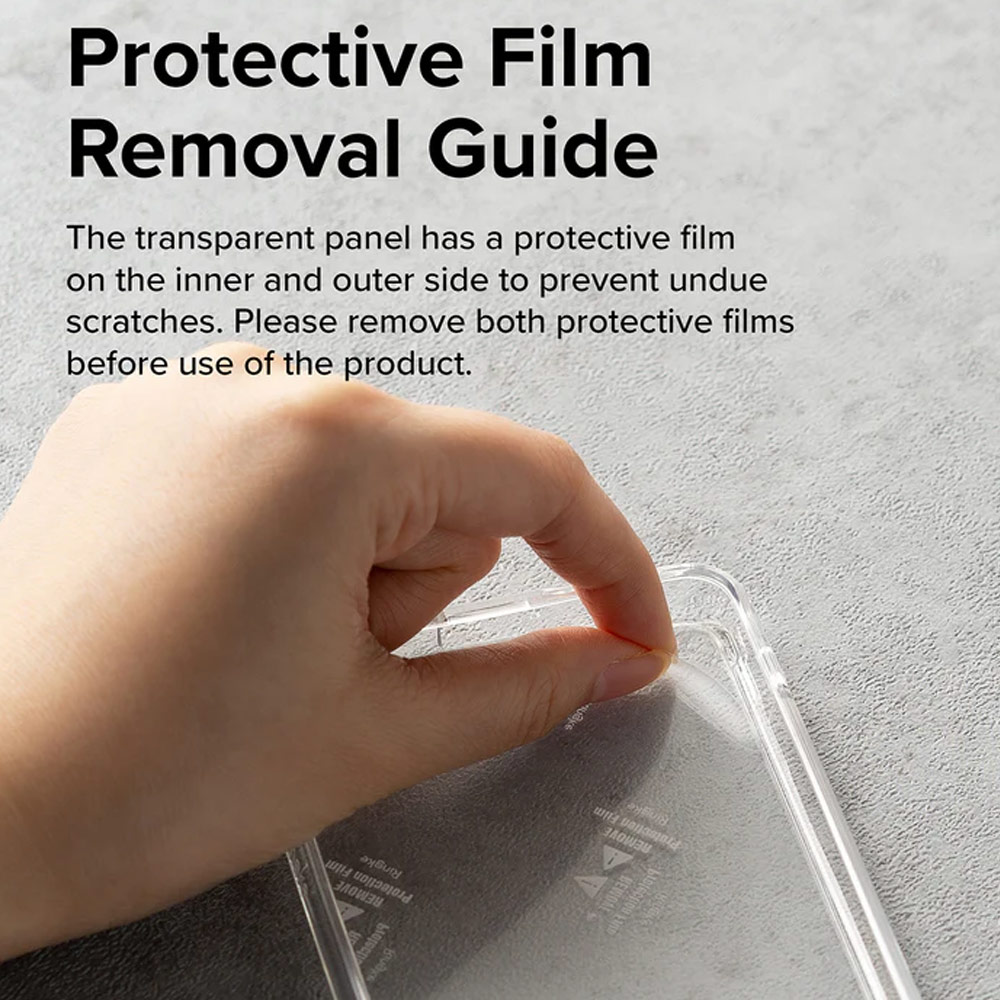 Picture of Samsung Galaxy S23 Ultra Case | Ringke Fusion Transparent Protection Case for Samsung Galaxy S23 Ultra (Matte Clear)