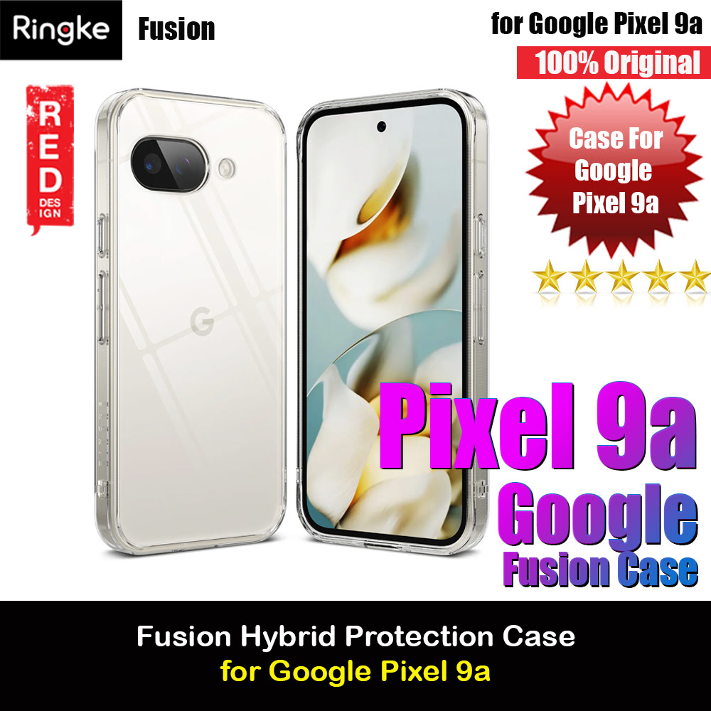 Picture of Ringke Fusion Clear Drop Drop Protection Case for Google Pixel 9a (Clear) Google Pixel 9a- Google Pixel 9a Cases, Google Pixel 9a Covers, iPad Cases and a wide selection of Google Pixel 9a Accessories in Malaysia, Sabah, Sarawak and Singapore 