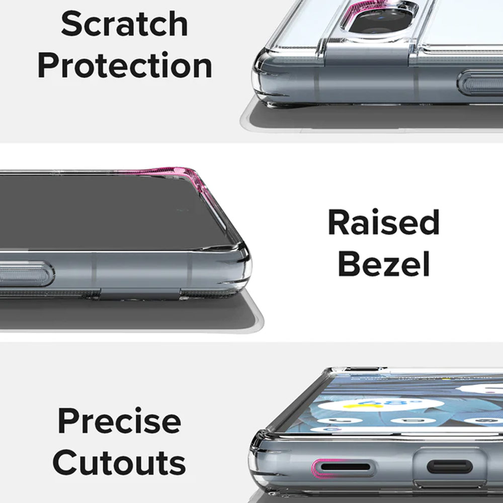 Picture of Google Pixel 7a  | Ringke Fusion Hybrid Clear Protection for Google Pixel 7a (Clear)