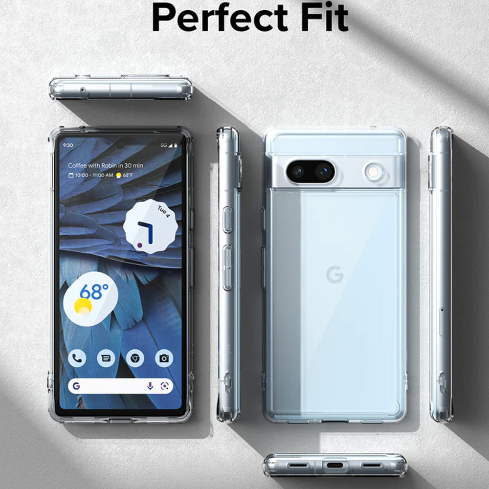 Picture of Google Pixel 7a  | Ringke Fusion Hybrid Clear Protection for Google Pixel 7a (Clear)