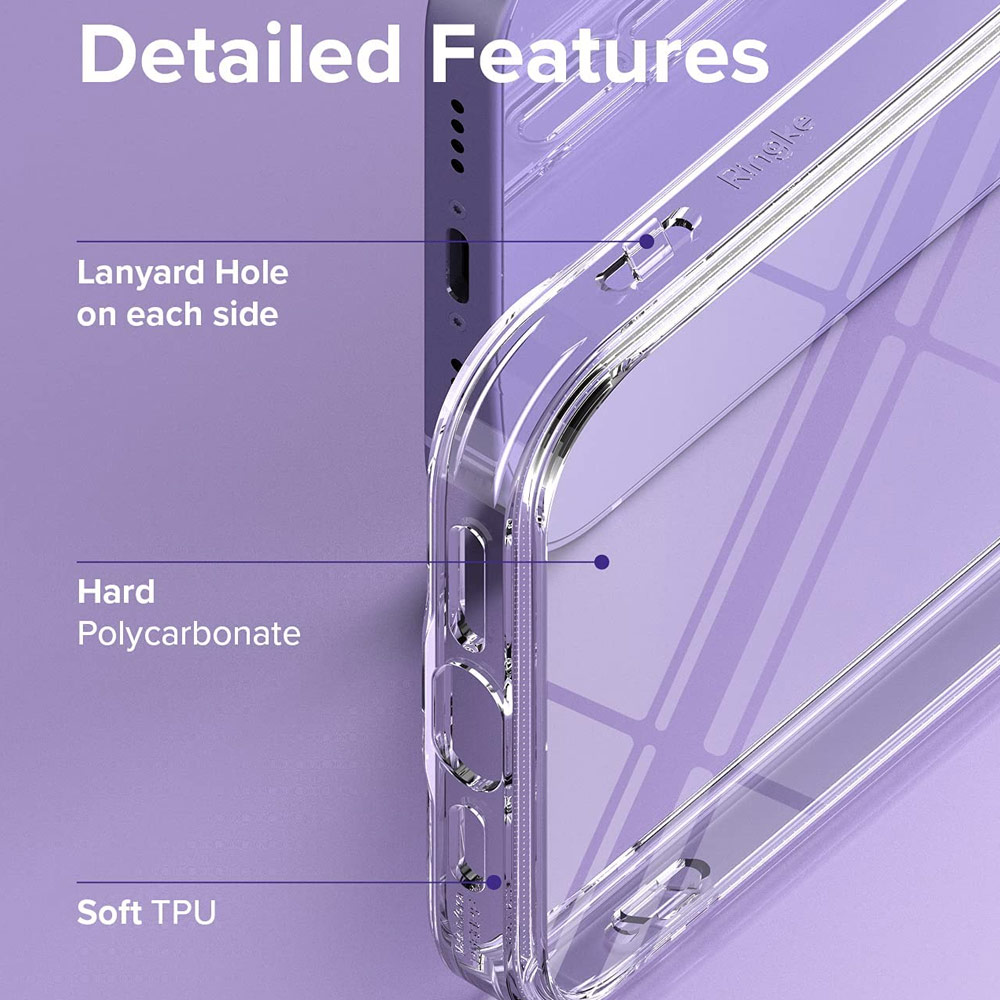 Picture of Apple iPhone 12 mini 5.4 Case | Ringke Fusion Protection Case for Apple iPhone 13 Mini 5.4 (Clear)