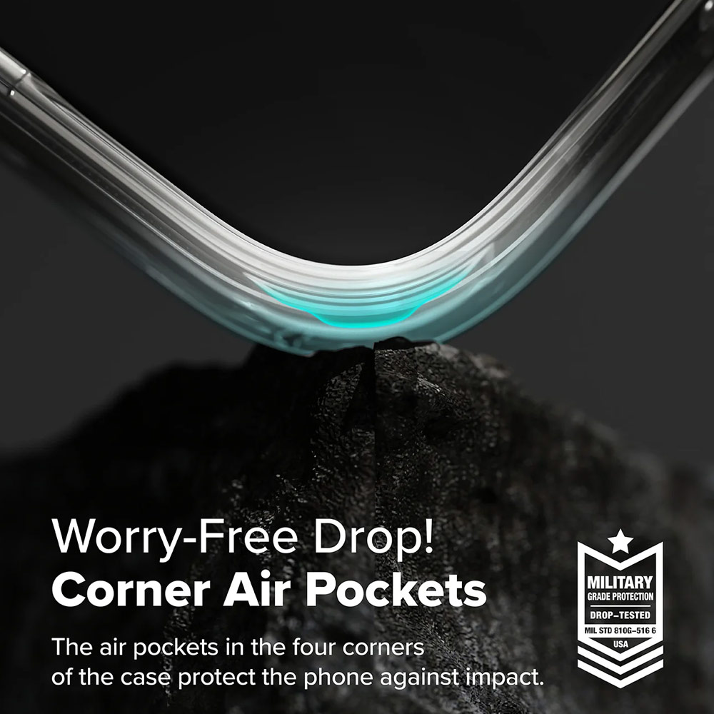 Picture of Google Pixel 9a Case | Ringke Fusion Magnetic Clear Drop Drop Protection Case for Google Pixel 9a (Clear)