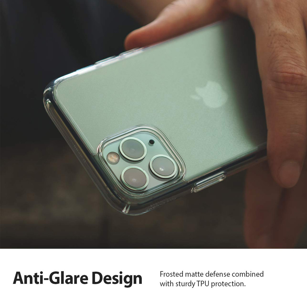 Picture of Apple iPhone 11 Pro 5.8  | Ringke Fusion Matte Anti Fingerprint Extreme Tough Protection for Apple iPhone 11 Pro 5.8 (Matte Clear)
