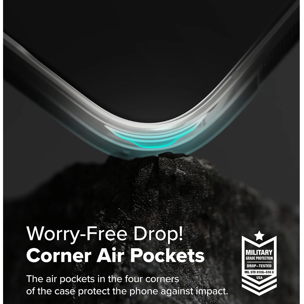 Picture of Apple iPhone 16e Case | Ringke Fusion Transparent Hybrid Protection Case for iPhone 16e (Clear)