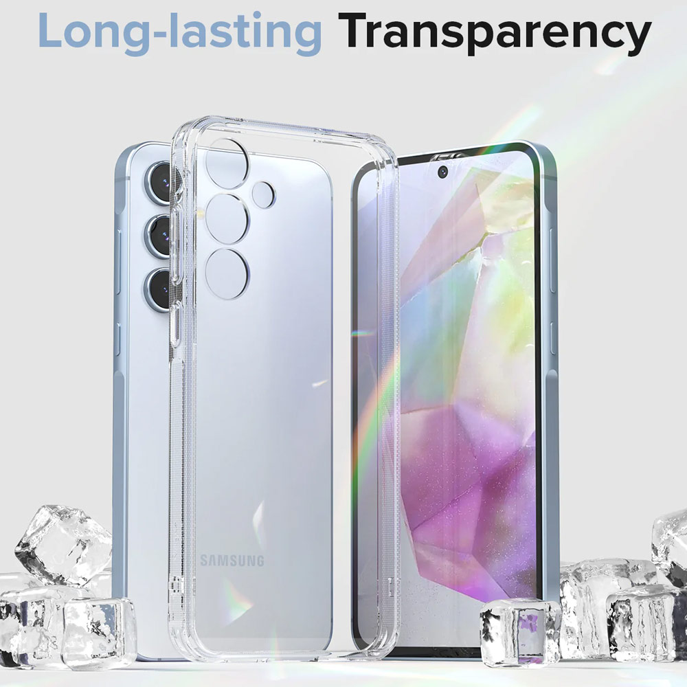Picture of Samsung Galaxy A35 Case | Ringke Fusion Drop Protection Case for Samsung Galaxy A35 Case (Clear)