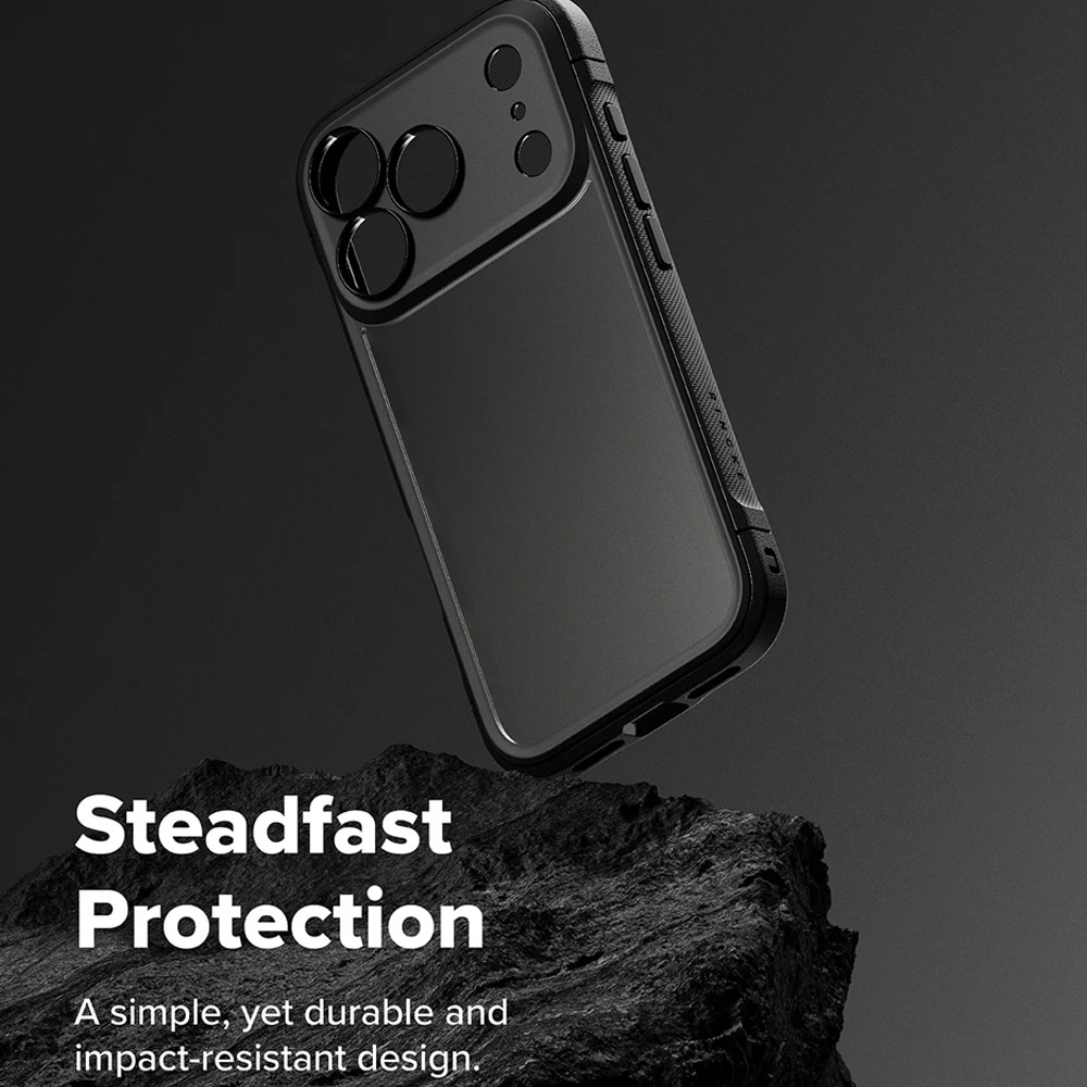 Picture of Apple iPhone 17 Pro Max 6.9 Case | Ringke Fusion Bold Anti Finger Print Anti Slip Drop Protection Case for iPhone 17 Pro Max 6.9 (Matte Black)