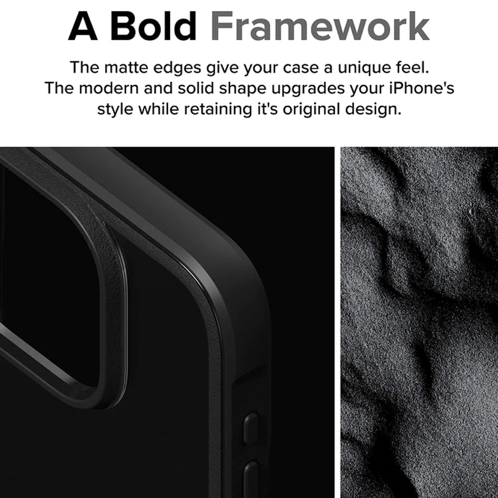 Picture of Apple iPhone 15 Pro Max 6.7 Case | Ringke Fusion Bold Anti Yellow Back Plate Drop Protection Case for Apple iPhone 15 Pro Max 6.7 (Matte Gray)