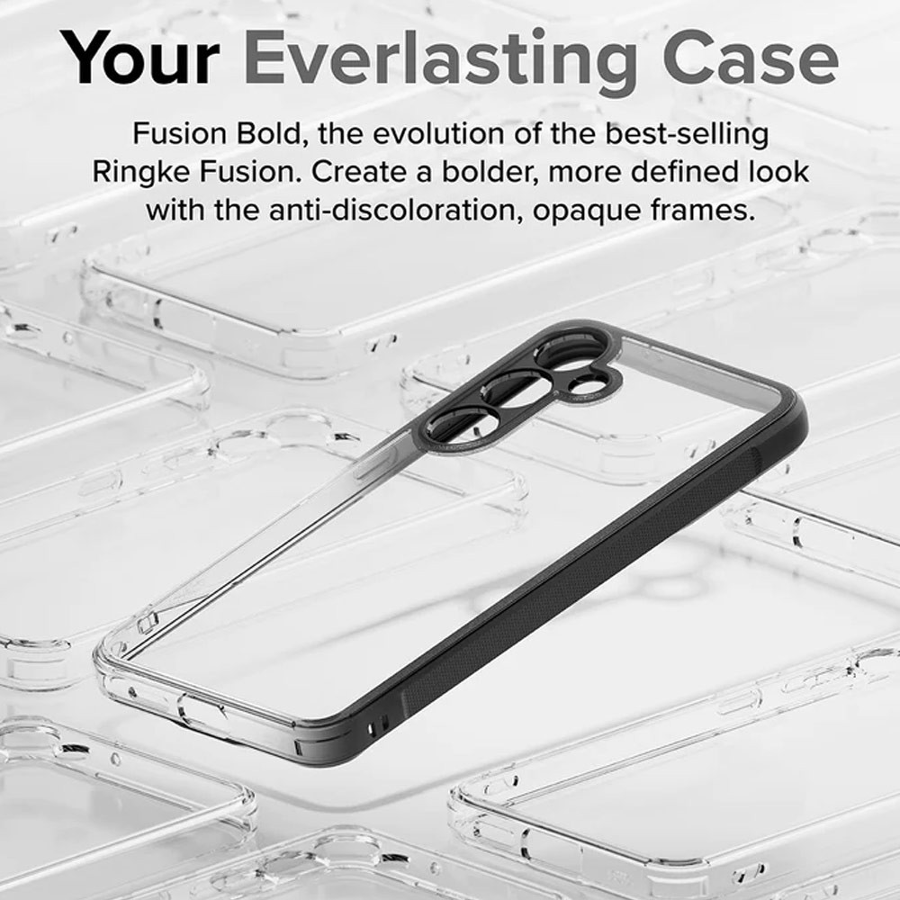 Picture of Samsung Galaxy S24 Plus Case | Ringke Fusion Bold Drop Protection Case for Samsung Galaxy S24 Plus (Black)