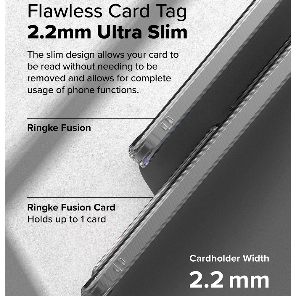 Picture of Samsung Galaxy A36 Case | Ringke Fusion Card Hybrid Protection Case for Samsung Galaxy A36 A56 (Clear)