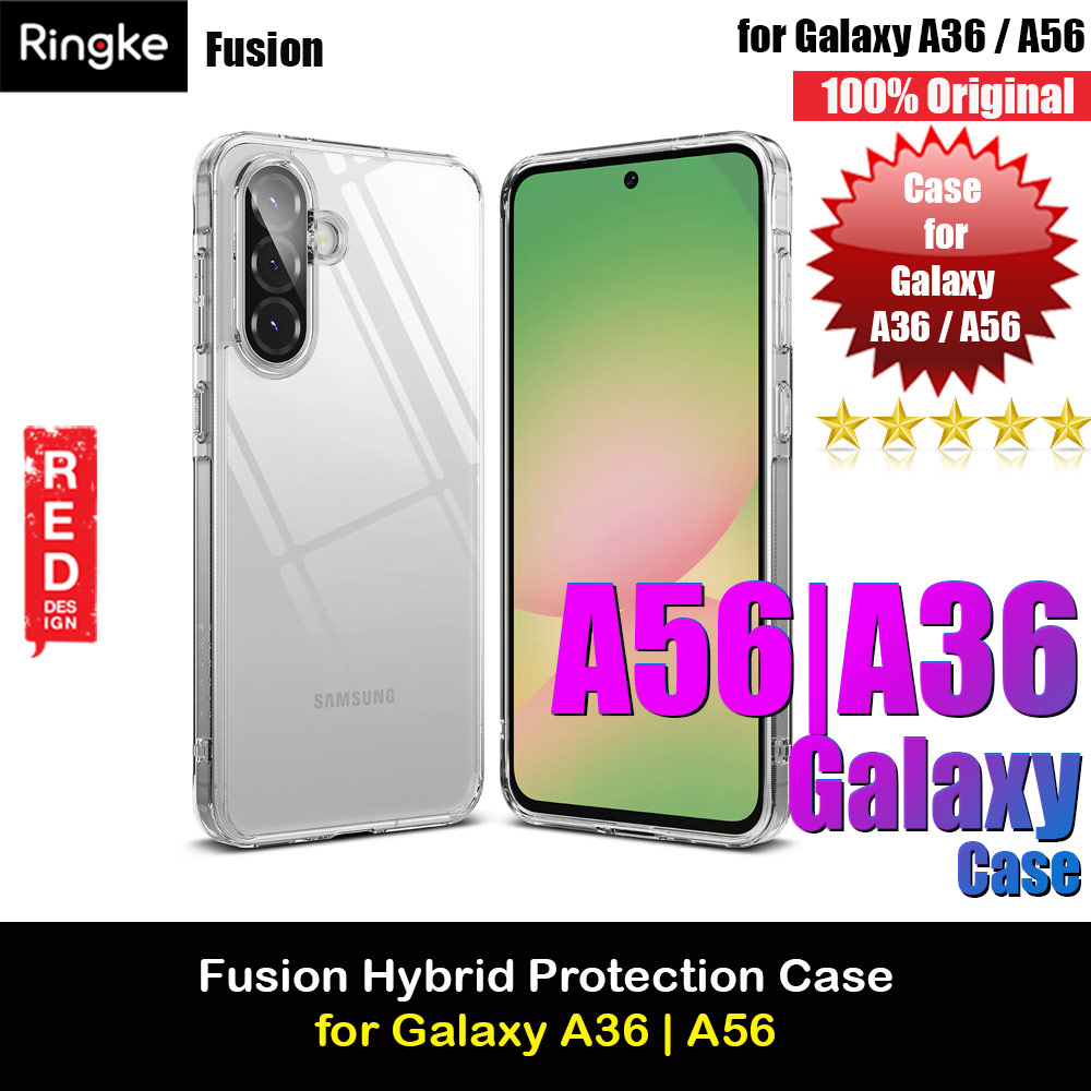 Picture of Ringke Fusion Transparent Hybrid Protection Case for Samsung Galaxy A36 A56 (Clear) Samsung Galaxy A36- Samsung Galaxy A36 Cases, Samsung Galaxy A36 Covers, iPad Cases and a wide selection of Samsung Galaxy A36 Accessories in Malaysia, Sabah, Sarawak and Singapore 