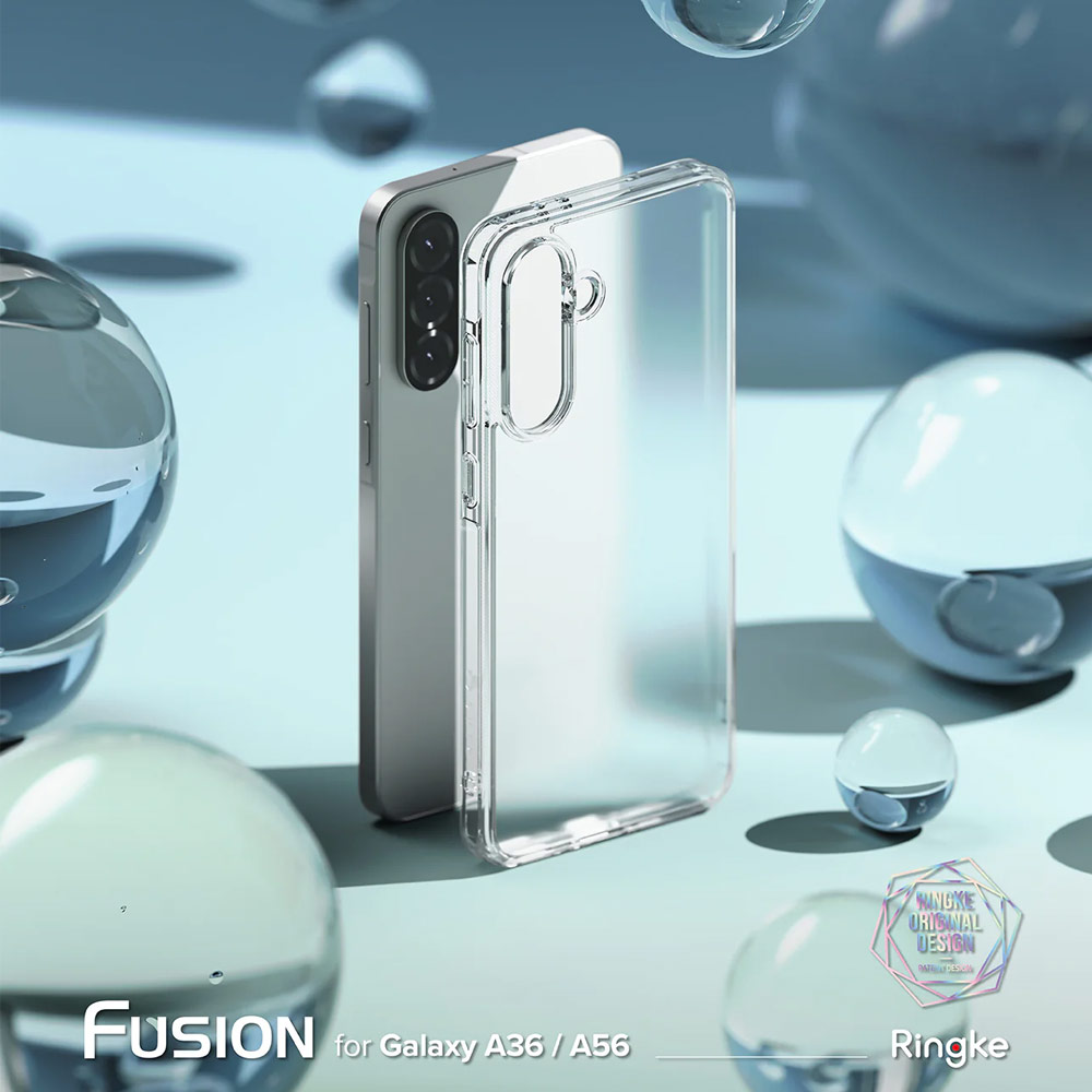 Picture of Samsung Galaxy A36 Case | Ringke Fusion Transparent Hybrid Protection Case for Samsung Galaxy A36 A56 (Matte)