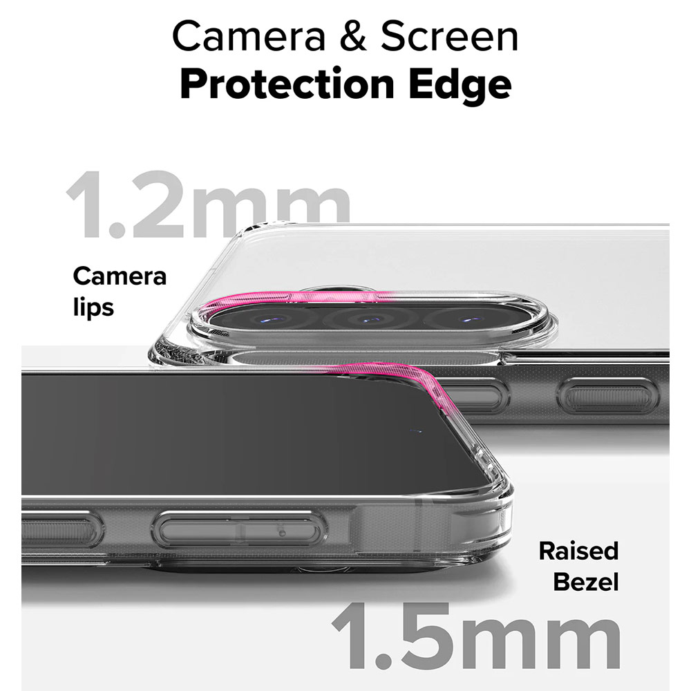 Picture of Samsung Galaxy A36 Case | Ringke Fusion Transparent Hybrid Protection Case for Samsung Galaxy A36 A56 (Matte)