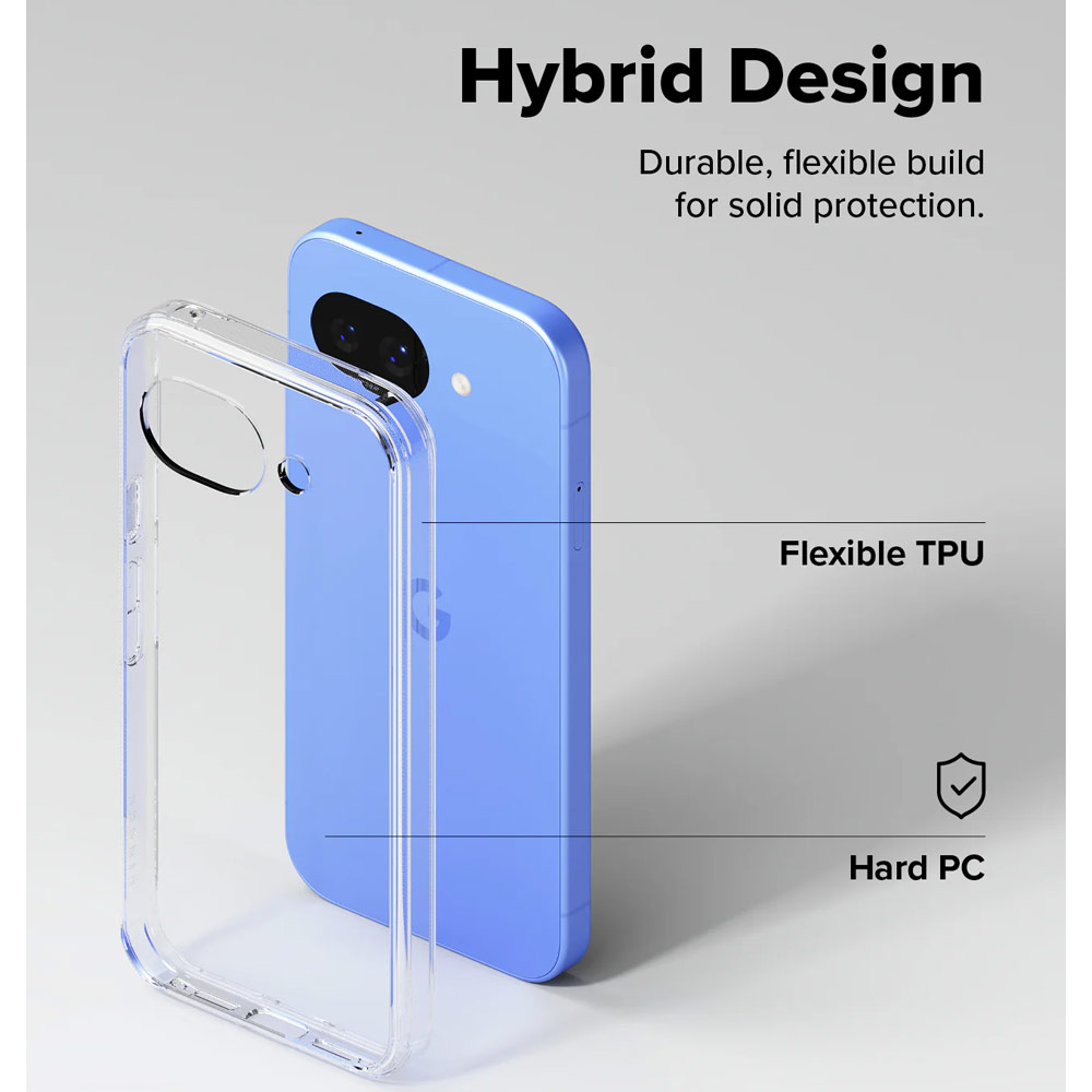 Picture of Samsung Galaxy A57 Case | Ringke Fusion Transparent Hybrid Protection Case for Google Pixel 10a (Clear)