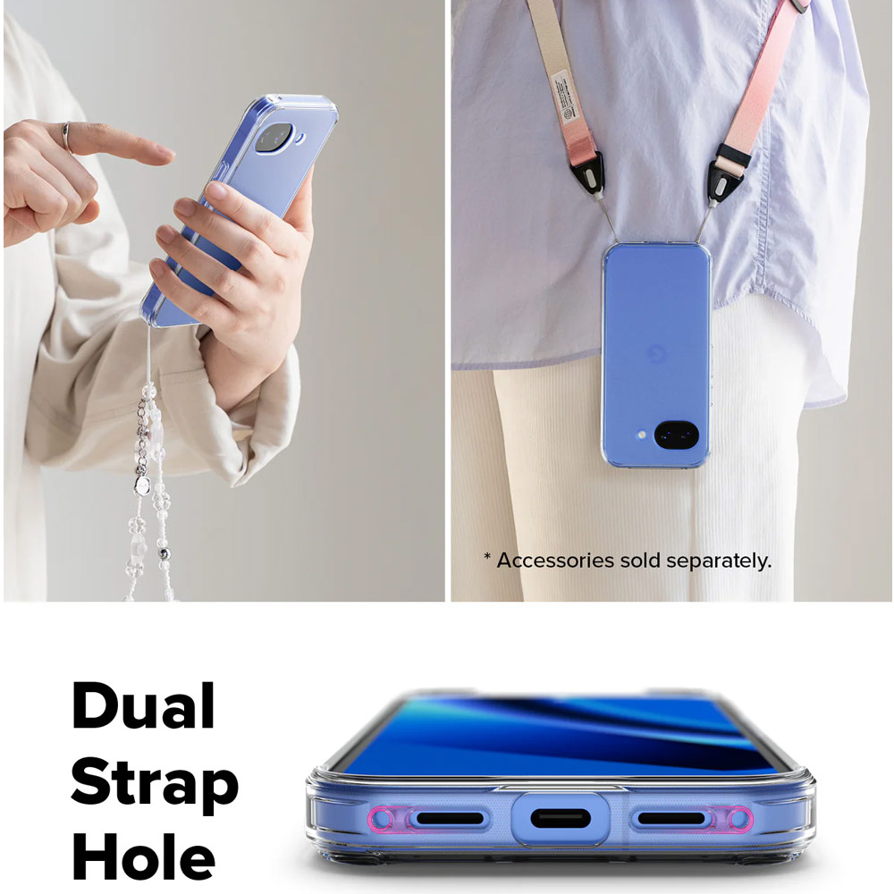 Picture of Samsung Galaxy A57 Case | Ringke Fusion Transparent Hybrid Protection Case for Google Pixel 10a (Matte)