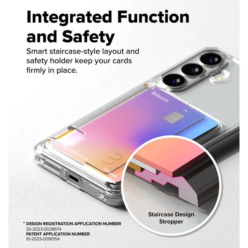 Picture of Samsung Galaxy S26 Case | Ringke Fusion Card Holder Protection Case for Samsung Galaxy S26 (Clear)