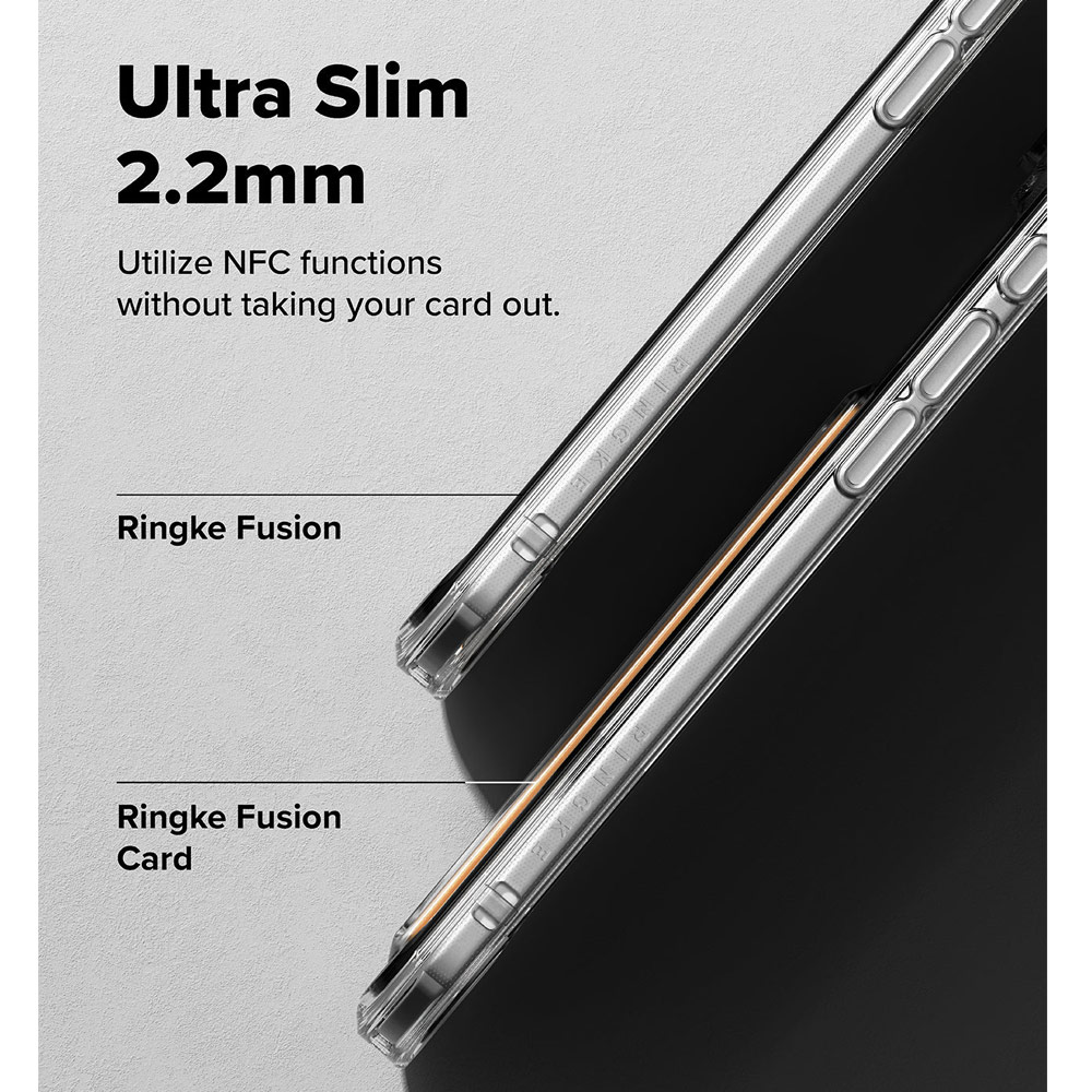 Picture of Apple iPhone Air 6.5 Case | Ringke Fusion Card Holder Drop Protection Case for iPhone Air 6.5 (Clear)