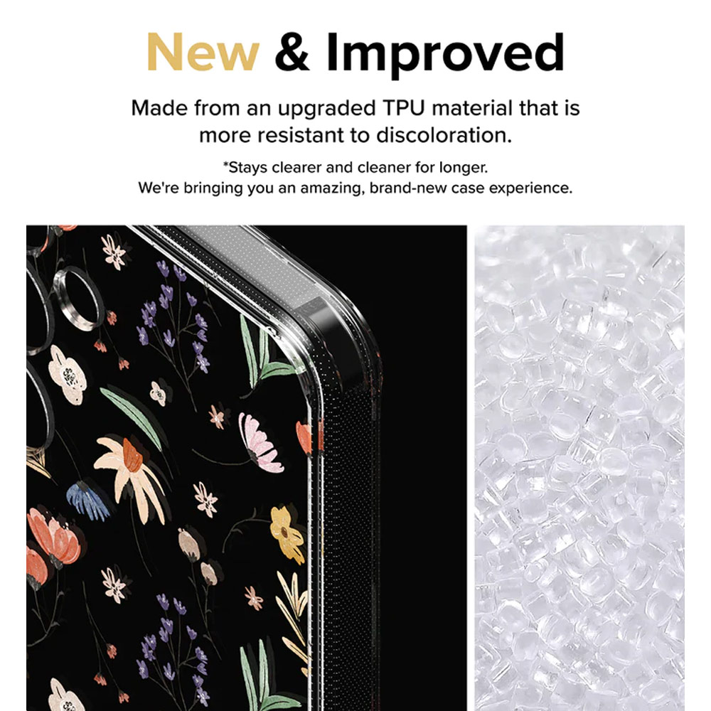 Picture of Samsung Galaxy S24 Case | Ringke Fusion Design Drop Protection Case for Samsung Galaxy S24 (Dry Flowers)