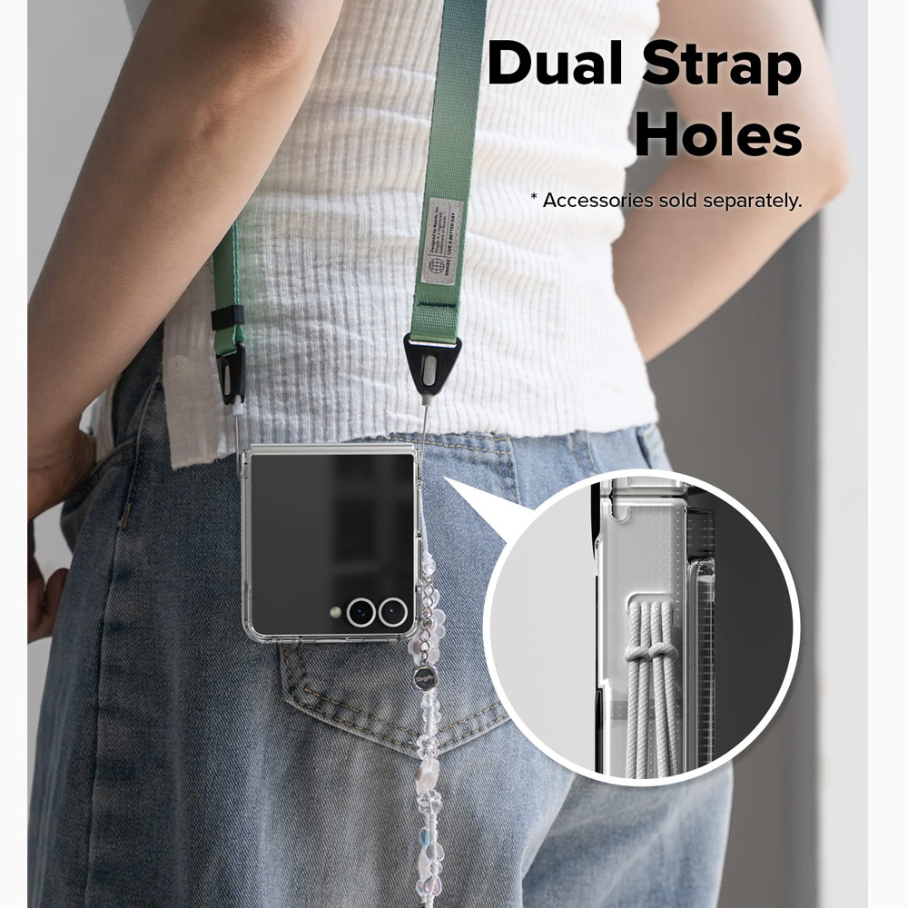 Picture of Samsung Galaxy Z Flip 7 Case | Ringke Fusion Magnetic Protection Case with Strap Hole for Samsung Galaxy Z Flip 7 (Seoul)