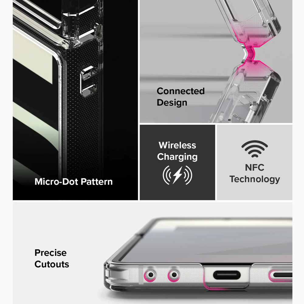 Picture of Samsung Galaxy Z Flip 7 Case | Ringke Fusion Magnetic Protection Case with Strap Hole for Samsung Galaxy Z Flip 7 (Seoul)