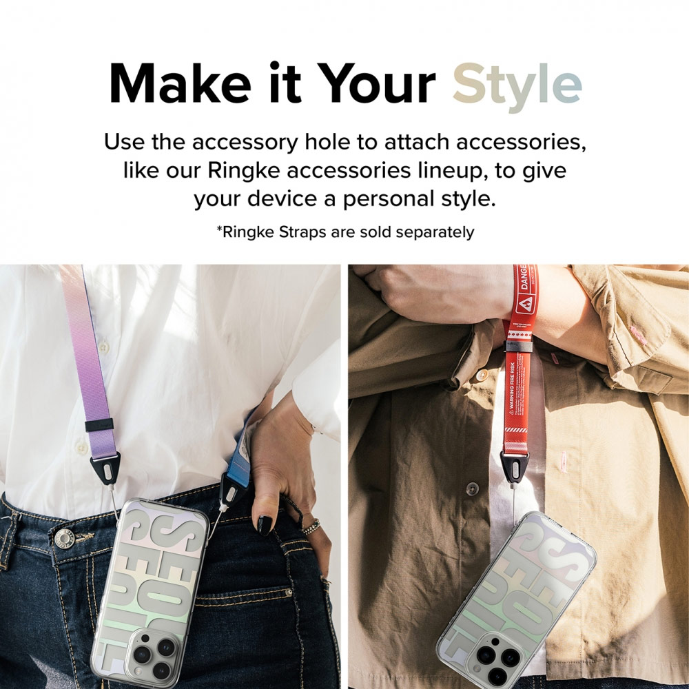 Picture of Apple iPhone 15 6.1 Case | Ringke Fusion Design Female Modern Women Girl Trendy Design Slim Drop Protection Case for iPhone 15 6.1 (Seoul)