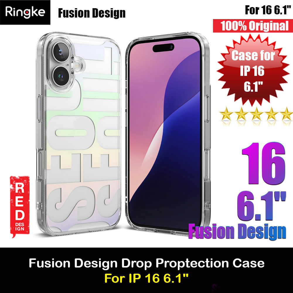 Picture of Ringke Fusion Design Drop Protection Case for iPhone 16 6.1 (Seoul) Apple iPhone 16 6.1- Apple iPhone 16 6.1 Cases, Apple iPhone 16 6.1 Covers, iPad Cases and a wide selection of Apple iPhone 16 6.1 Accessories in Malaysia, Sabah, Sarawak and Singapore 